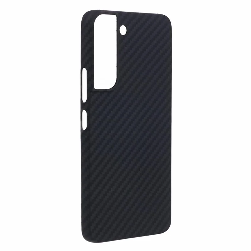 Aramid Fiber Case для Samsung Galaxy S23+ Carbon Fiber 1500D Coarse Texture Чехол для телефона - Черный