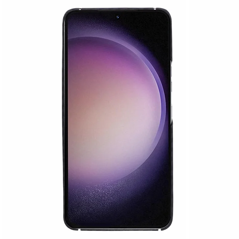 For Samsung Galaxy S23+ Case Aramid Fiber 1500D Coarse Texture Precise Lens Cutout Black Phone Protector