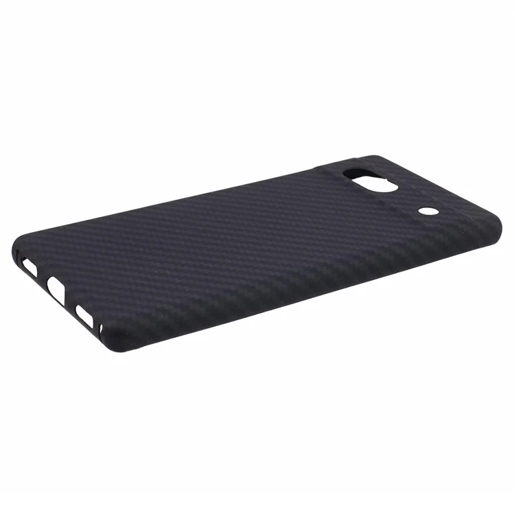 Aramid Fiber Phone Case for Google Pixel 7a Cover 1500D Coarse Texture Carbon Fiber Back Shell with Precise Cutout - Black