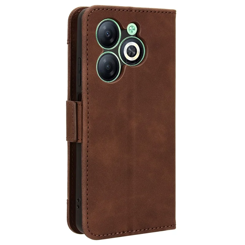 Coque pour Infinix Smart 8 4G X6525 / Smart 8 HD 4G, protection antichoc avec plusieurs fentes pour cartes, housse de protection - Marron