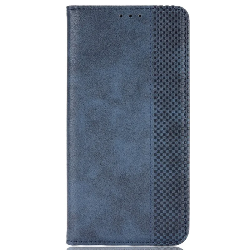 For Infinix Smart 8 4G X6525 / Smart 8 HD 4G Retro PU Leather Phone Case Wallet Stand Cover - Blue