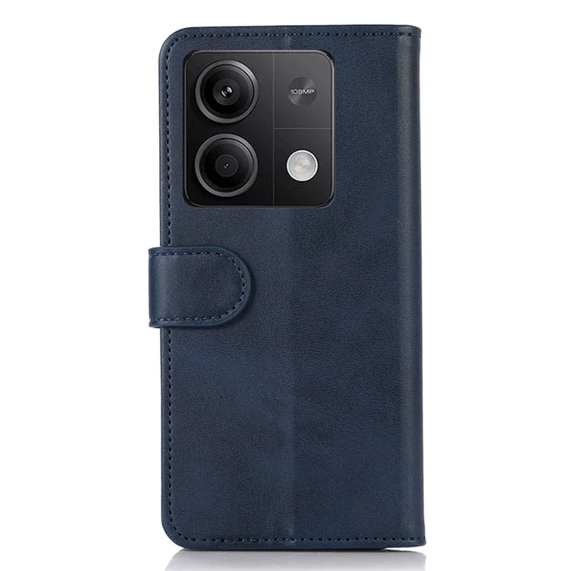 Til Xiaomi Redmi Note 13 5G / 13 5G (Kina) Taske med kuets struktur, stødfast telefonbeskytning med wallet - Blå