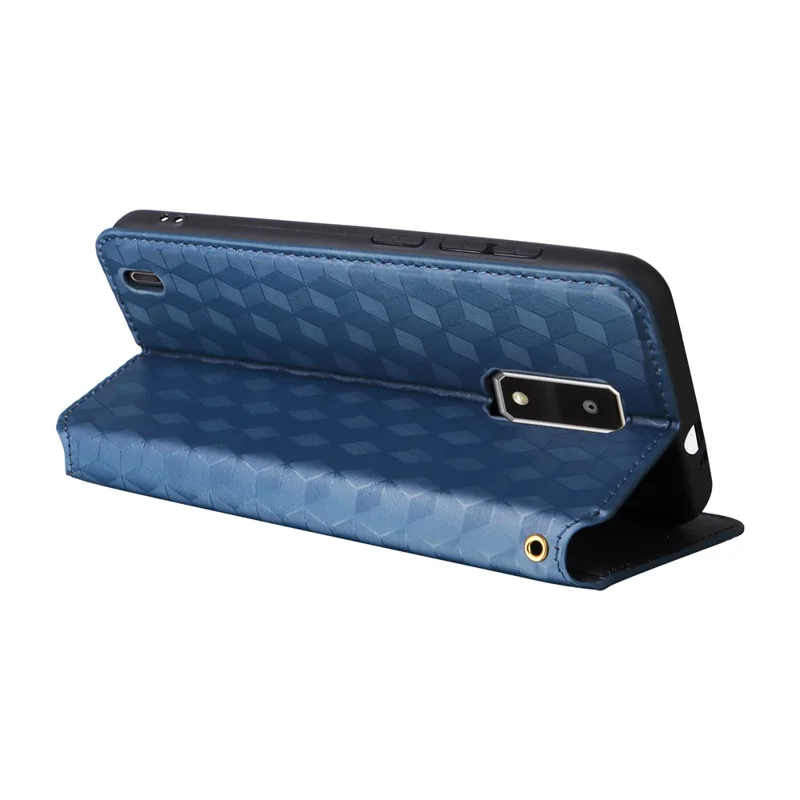 For BLU View 4 / View 2 (2023) Wallet Phone Case Folio PU Leather Cover - Blue