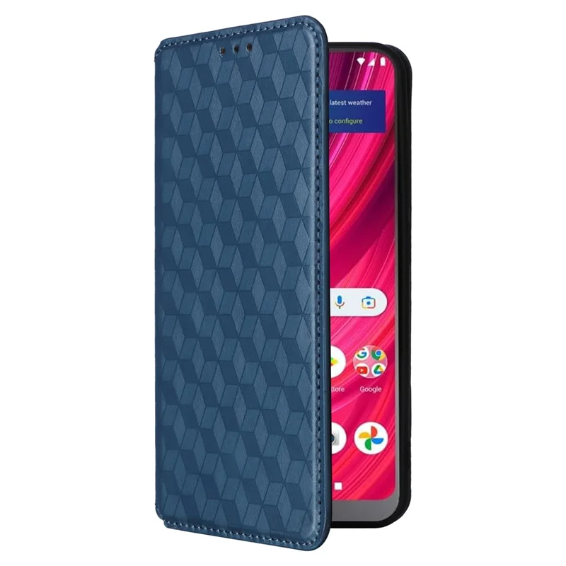 For BLU View 4 / View 2 (2023) Wallet Phone Case Folio PU Leather Cover - Blue