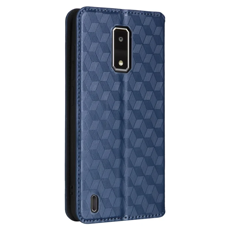 For BLU View 4 / View 2 (2023) Wallet Phone Case Folio PU Leather Cover - Blue
