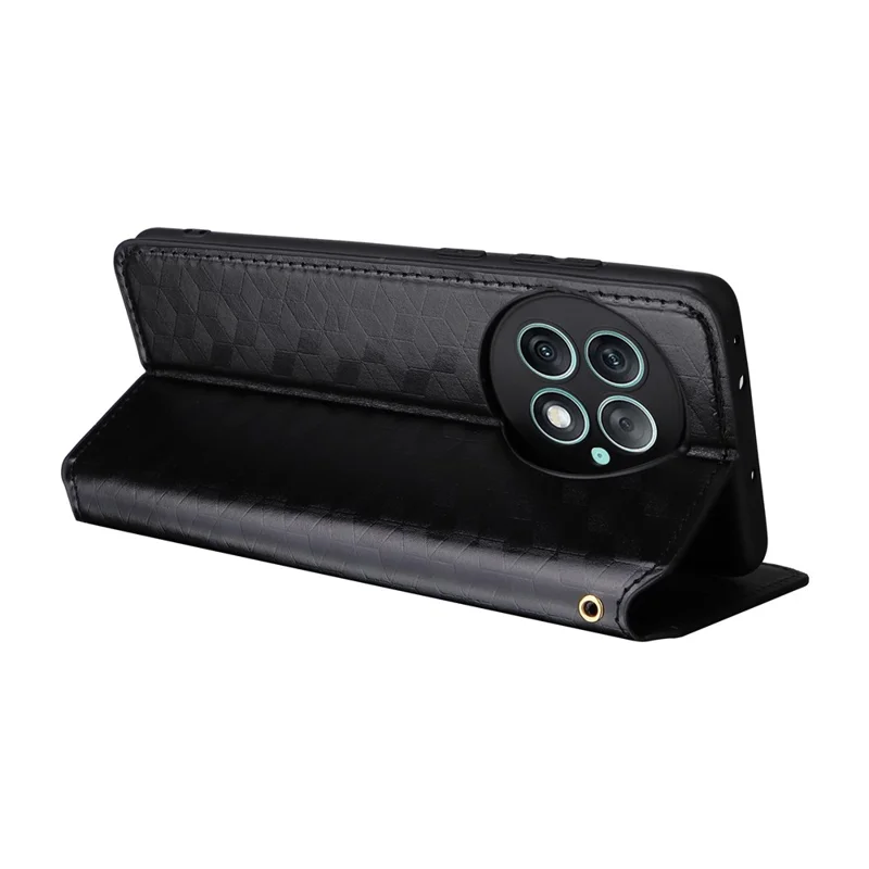 For OnePlus Ace 2 Pro 5G PU Leather Cover Magnetic Cell Phone Case Wallet - Black