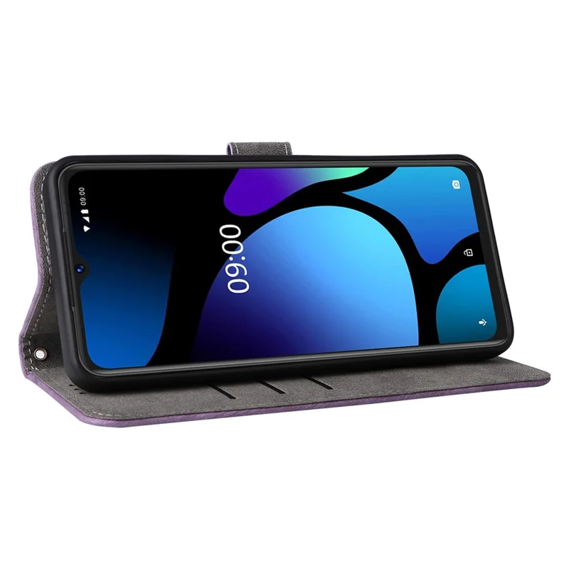 For itel A05s A663L Læder Wallet Case med RFID-blokeringsfunktion, Stand, Flip Phone Cover - Lilla
