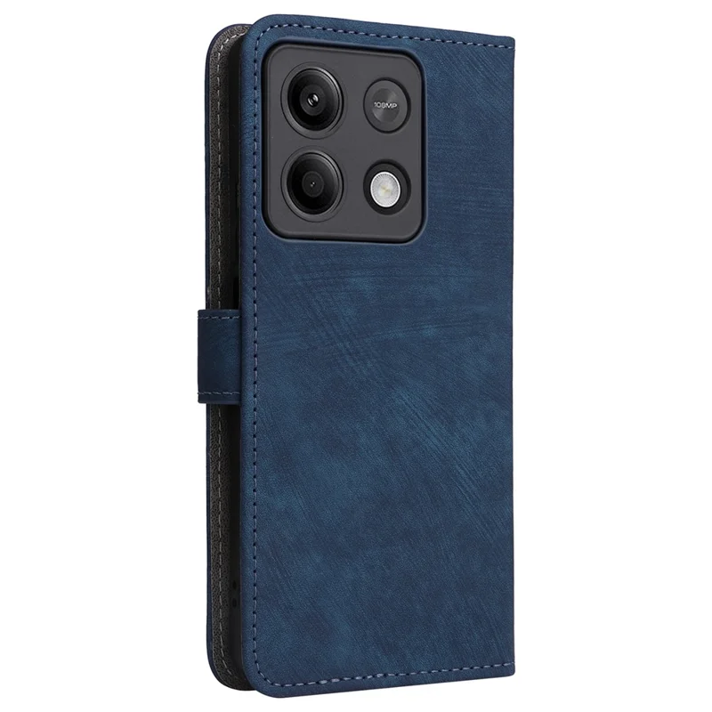 Чехол для мобильного телефона Xiaomi Redmi Note 13 5G с блокировкой RFID и защитной крышкой со шнурком - синий