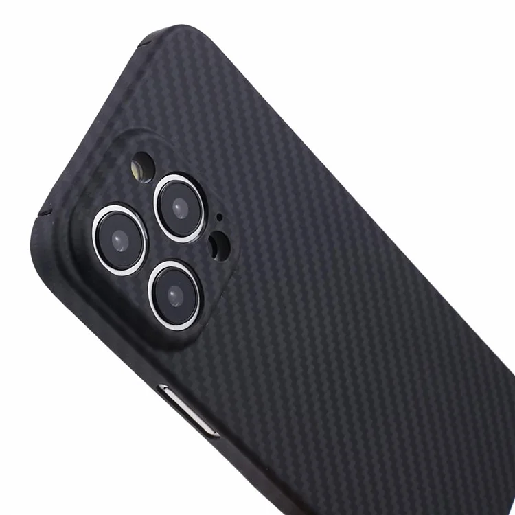 Чехол для iPhone 15 Pro Max, 1500D Coarse Texture Aramid Fiber, совместимый с MagSafe - матовый черный
