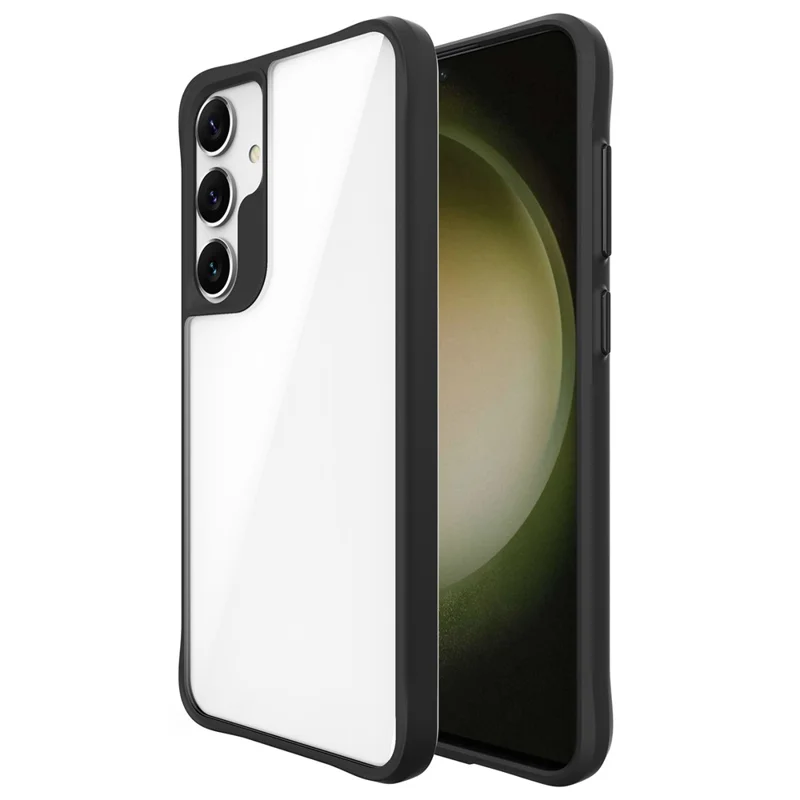 Combat X Mode Series for Samsung Galaxy S24 Cell Phone Case Four Corner Anti-drop Cover - Black