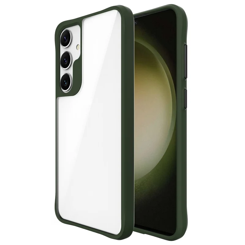 Серия Combat X Mode для чехла для мобильного телефона Samsung Galaxy S24 - противоударная 4-угольная крышка, зеленая