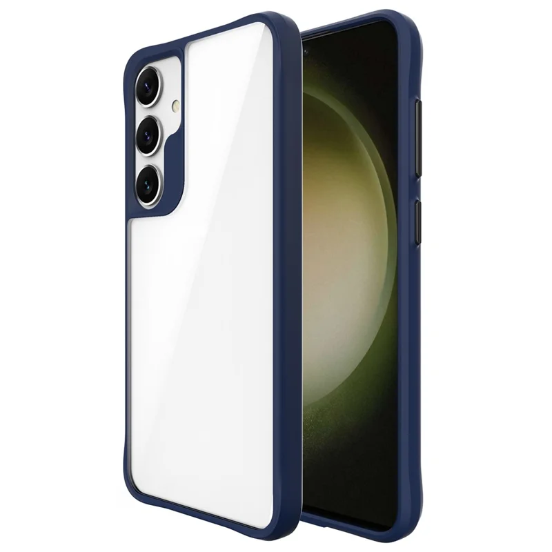 Combat X Mode-serie til Samsung Galaxy S24 telefonbeskytter med beskyttelse i alle fire hjørner - Blå