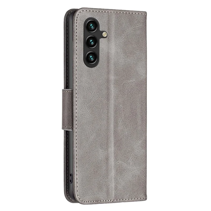 Für Samsung Galaxy A35 5G Case Wallet Stand Lederhülle - Grau