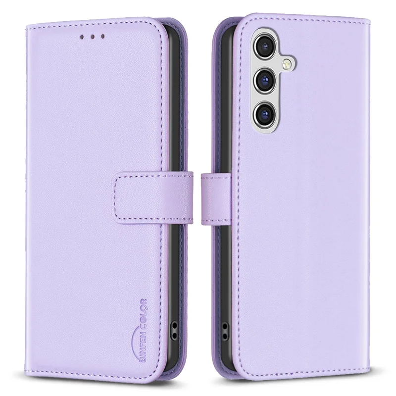 BINFEN COLOR BF17 Pour Samsung Galaxy A35 5G Étui Portefeuille Cuir Housse Téléphone - Violet