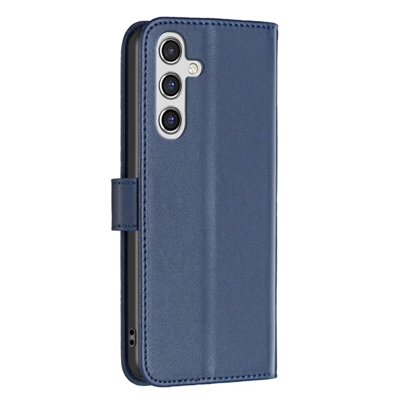 BINFEN COLOR BF17 For Samsung Galaxy A35 5G Case Wallet Leather Phone Cover - Blue