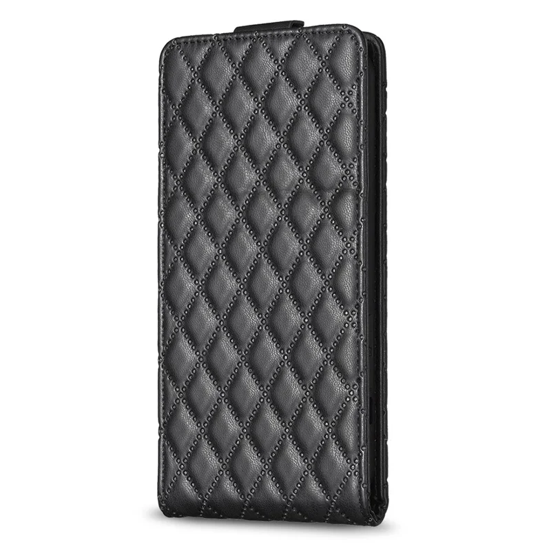 BF30 per Samsung Galaxy A35 5G Custodia Porta Carte Verticale Flip Custodia in Pelle - Nero