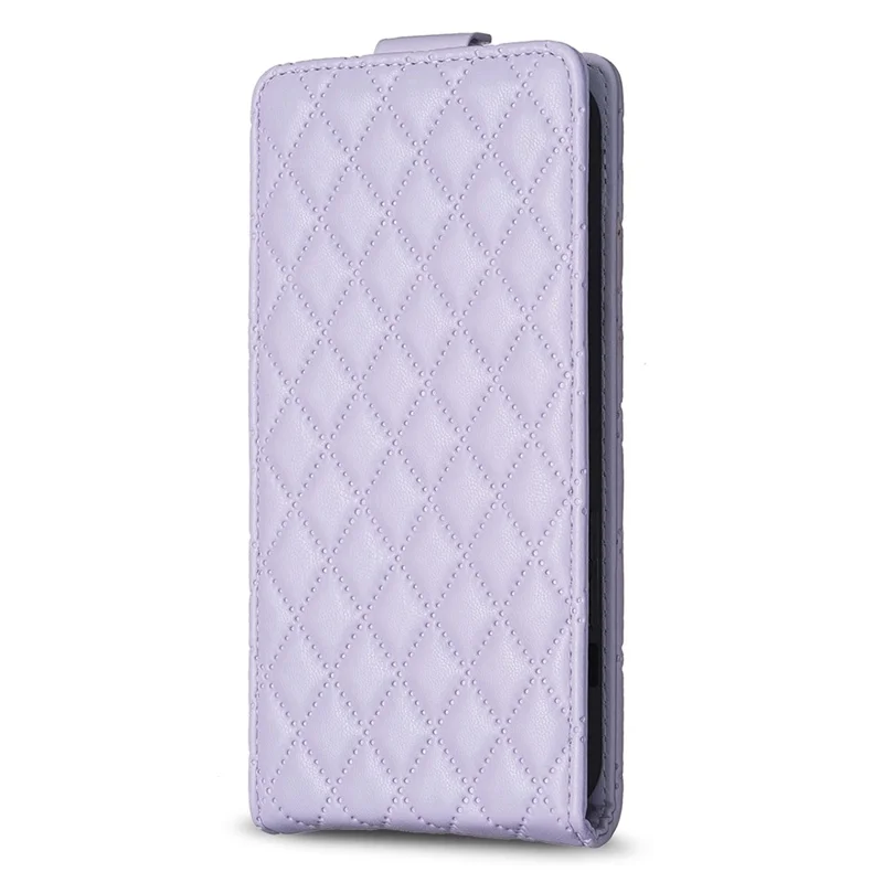 BF30 For Samsung Galaxy A35 5G Case Card Holder Vertical Flip Leather Cover - Purple