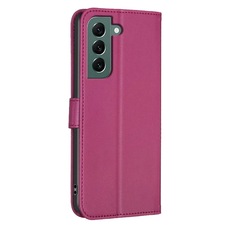 For Samsung Galaxy S23 FE Case Clover Pattern Leather Wallet Flip Phone Cover - Rose