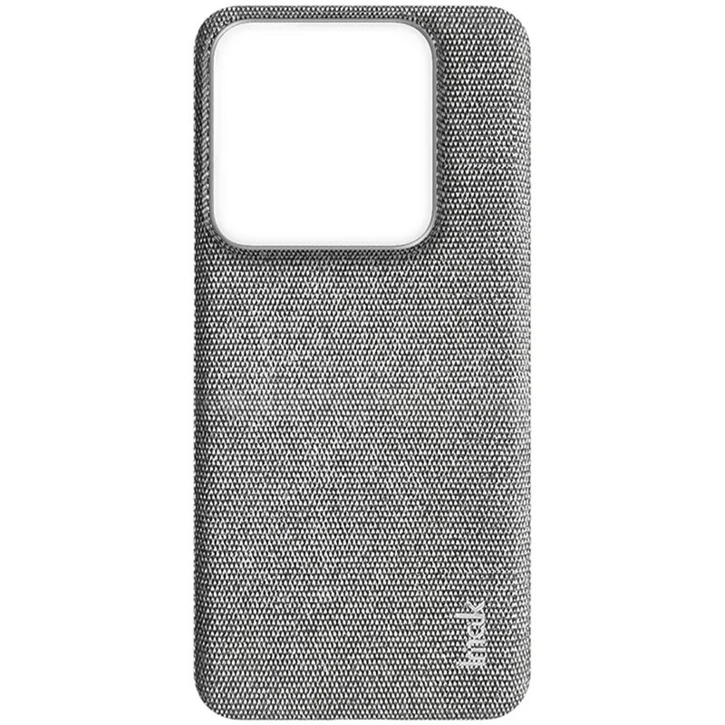 IMAK Ruiyi Series for Xiaomi 14 Case Cloth Texture Anti-scratch Phone Back Cover - Light Grey