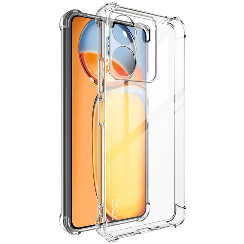 IMAK para Xiaomi Redmi 13C / Poco C65 4G Case Airbag Protection Phone TPU Cover - Transparente