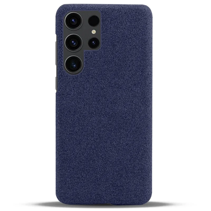 Phone Cover for Samsung Galaxy S24 Ultra Case Dustproof Cloth+PC Phone Shell - Blue