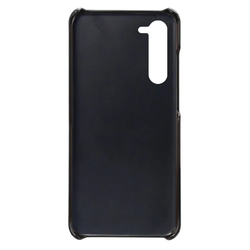 For Samsung Galaxy S24+ Phone Case Slim PU Leather + PC Shockproof Back Cover - Black