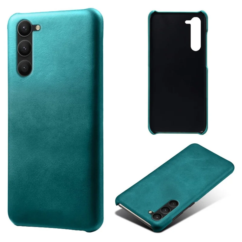 For Samsung Galaxy S24 PU Leather + Hard PC Shell Calf Texture Phone Cover - Green