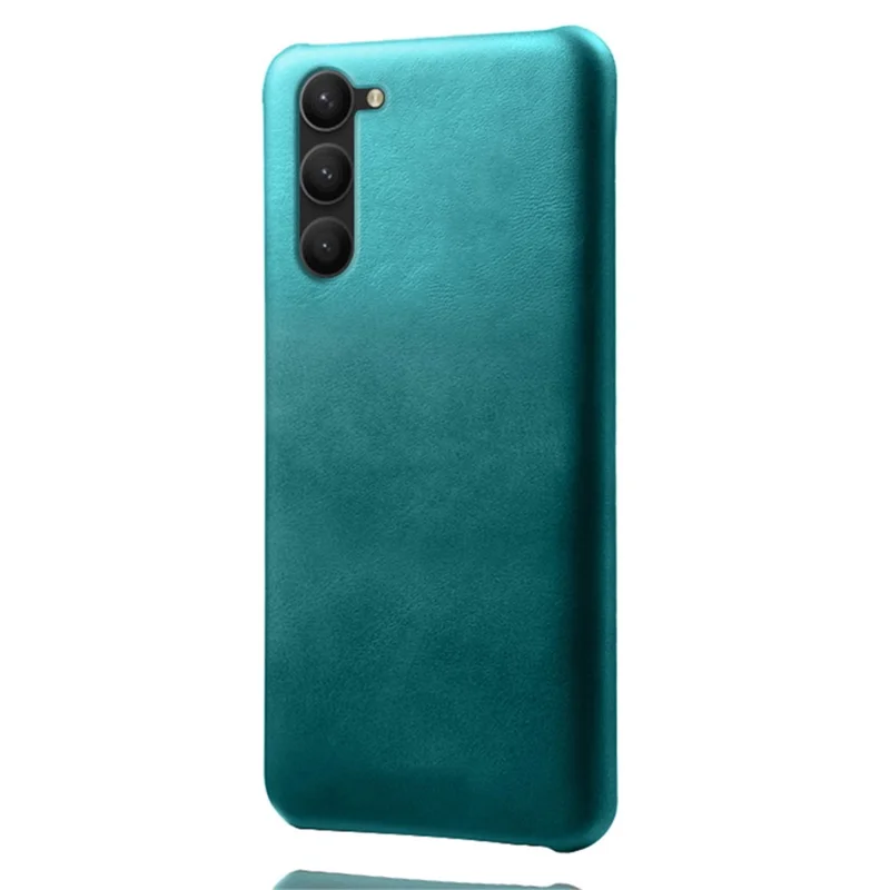 For Samsung Galaxy S24 PU Leather + Hard PC Shell Calf Texture Phone Cover - Green