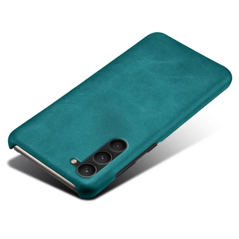 For Samsung Galaxy S24 PU Leather + Hard PC Shell Calf Texture Phone Cover - Green