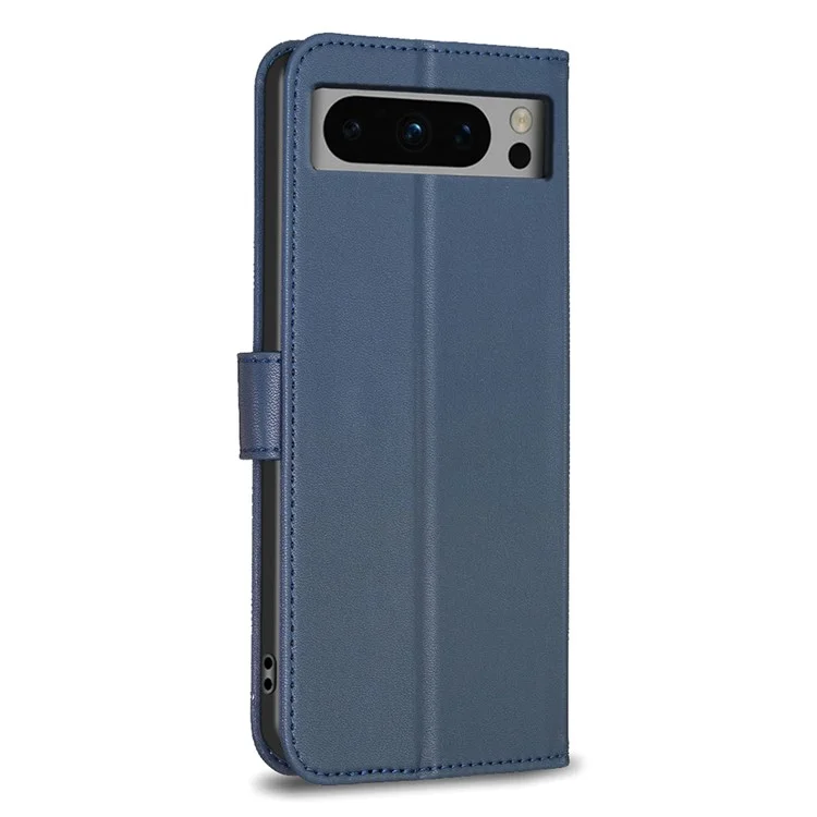 Per Google Pixel 8 Pro Clover Pattern Case Wallet PU Leather Folio Phone Cover - Blu