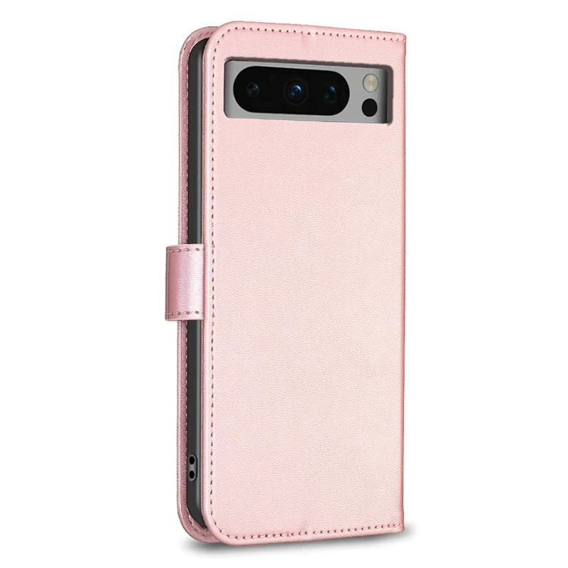 For Google Pixel 8 Pro Clover Pattern Case Wallet PU Leather Folio Phone Cover - Pink