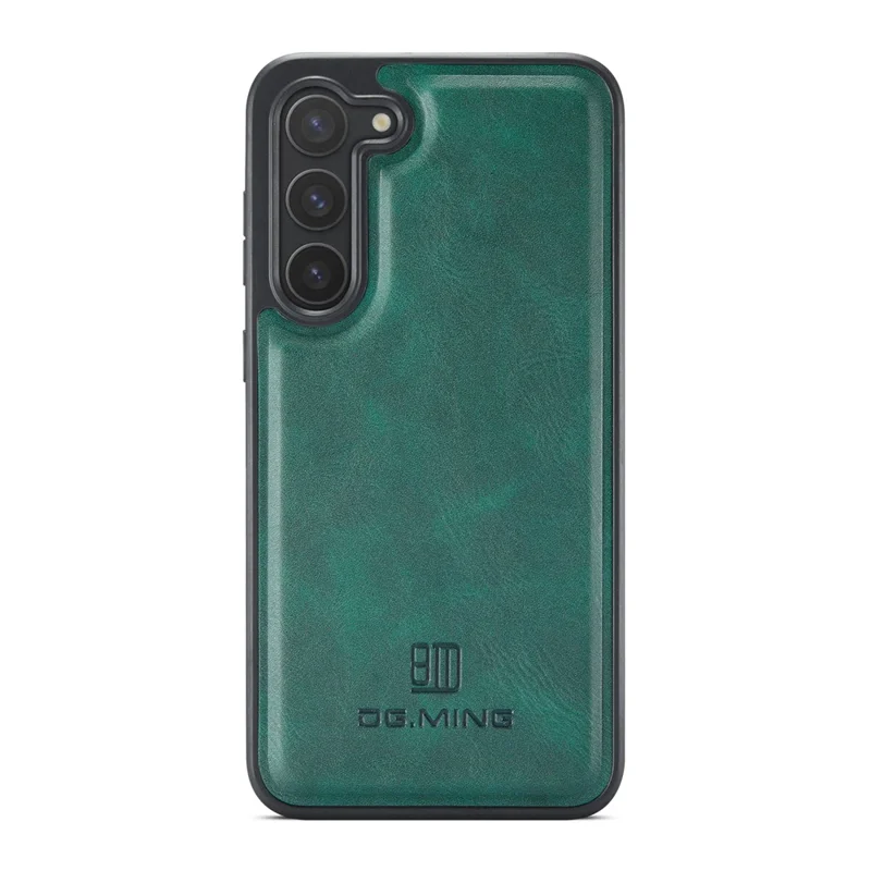 DG.MING For Samsung Galaxy S22 5G Case PU Leather Coated PC+TPU Cover - Green
