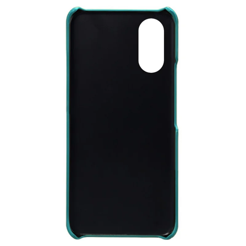 For Oppo A38 4G / A18 4G Case Drop-proof PU Leather+PC Phone Protector with 2 Card Holders - Green