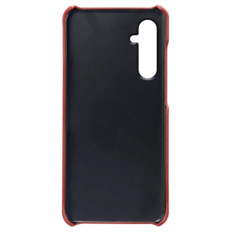 For Samsung Galaxy A15 5G Case Anti-drop PU Leather+PC Dual Card Slots Phone Shell - Red