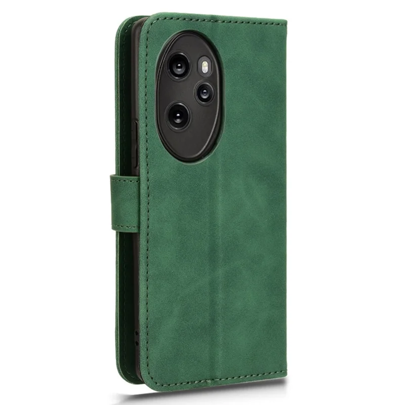 For Honor 100 Pro 5G Phone Case Flip Leather Wallet Stand Folio Cover - Green