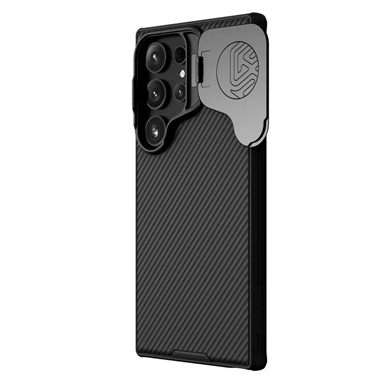 NILLKIN CamShield Prop Magnetische Serie für Samsung Galaxy S24 Ultra Hülle mit Ständer Handyhülle - Schwarz