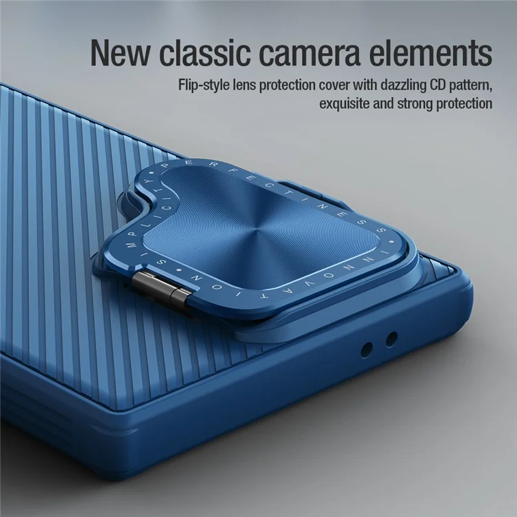NILLKIN CamShield Prop Magnetische Serie für Samsung Galaxy S24 Ultra Hülle mit Ständer Handyhülle - Schwarz