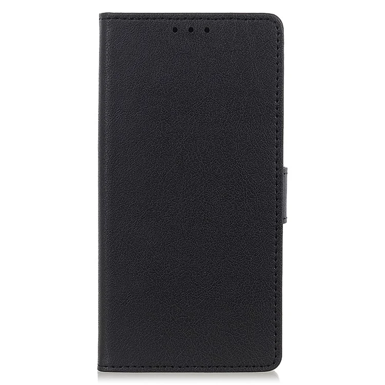 Für Xiaomi Redmi Note 13 5G / 13 5G (China) Hülle PU-Leder Stoßfest Handytasche - Schwarz