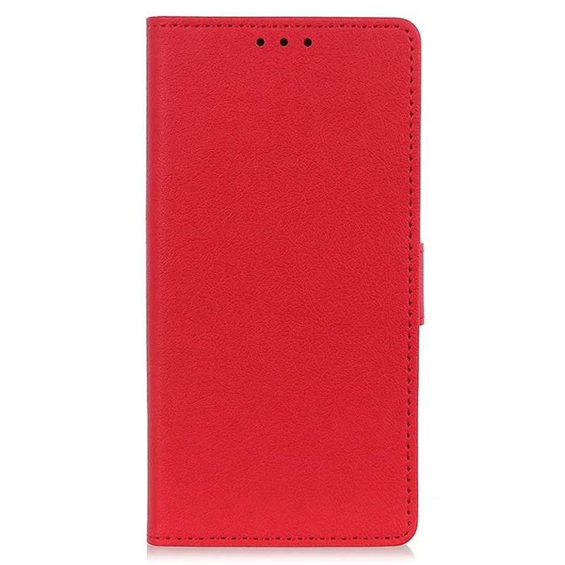 For Xiaomi Redmi Note 13 5G / 13 5G (China) Case PU Leather Shockproof Phone Wallet Cover - Red