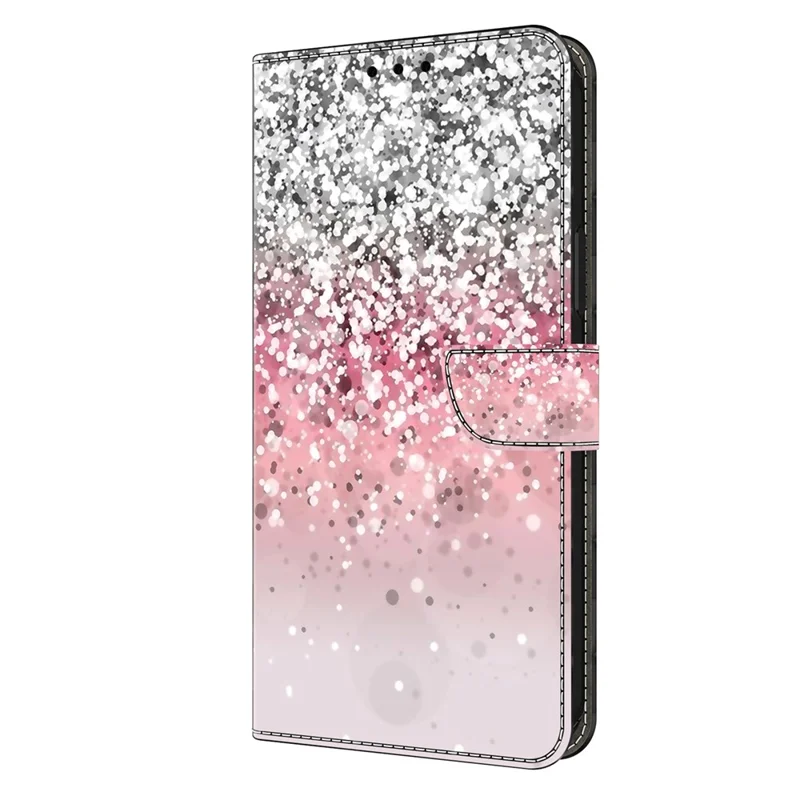 For Oppo A58 4G Flip Phone Case 3D Pattern Printed PU Leather Shockproof Cover - Gradient