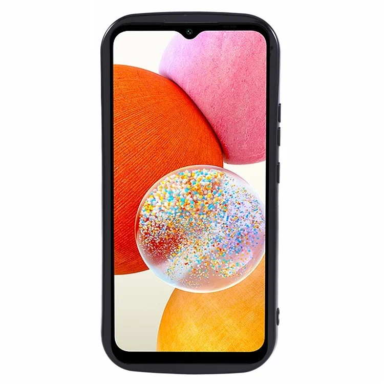 YX Series Für Samsung Galaxy S24+ Hülle Kreatives Design Weiche TPU-Rückabdeckung (Präzisionsausschnitt) - Schwarz