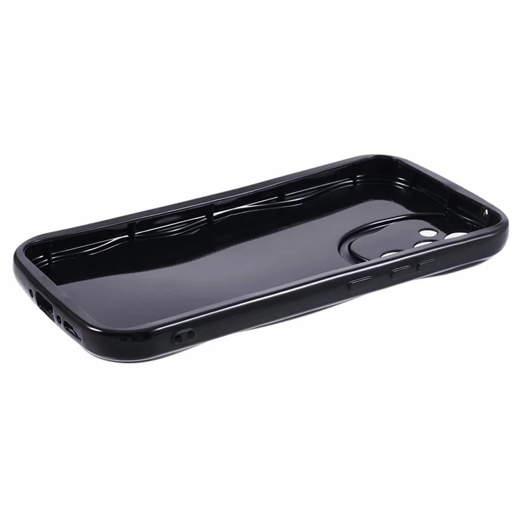 YX Series Für Samsung Galaxy S24+ Hülle Kreatives Design Weiche TPU-Rückabdeckung (Präzisionsausschnitt) - Schwarz