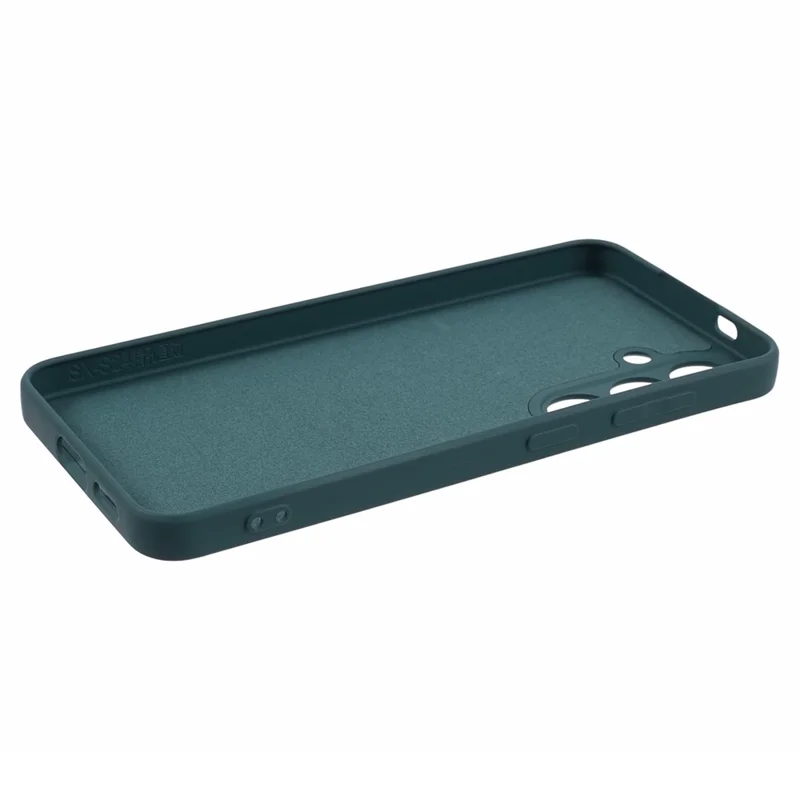 Coque de téléphone pour Samsung Galaxy S24 - Fibre douce, revêtement TPU - Vert armée
