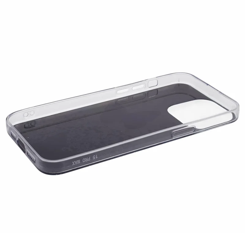 AW Series For iPhone 13 Pro 6.1 inch Case Big Rear Lens Hole TPU+PVC Phone Back Protector - Black