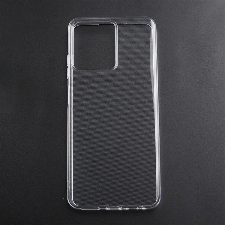 For Blackview Oscal C70 Clear Case Shock-Absorption Slim TPU Phone Cover (Big Rear Lens Hole)