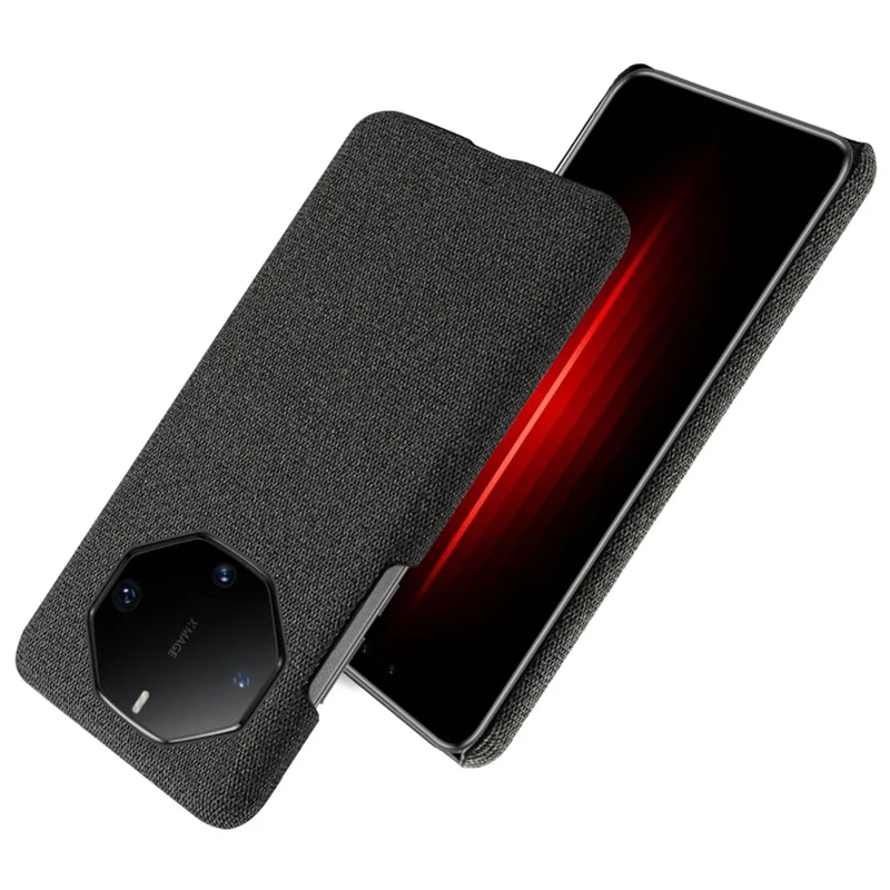 For Huawei Mate 60 RS Ultimate Phone Case Cloth+PC Cushion Cover - Black