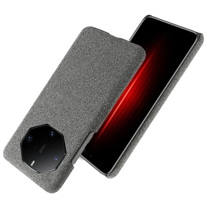 For Huawei Mate 60 RS Ultimate Phone Case Cloth+PC Cushion Cover - Grey