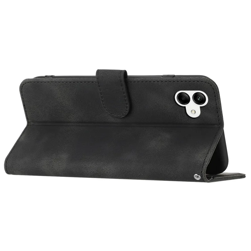 YX0030 For Samsung Galaxy A05 4G Case Wallet Full Protection Phone Cover - Black