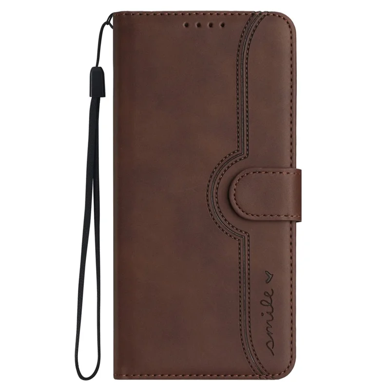 YX0030 For Samsung Galaxy A05 4G Case Wallet Full Protection Phone Cover - Coffee