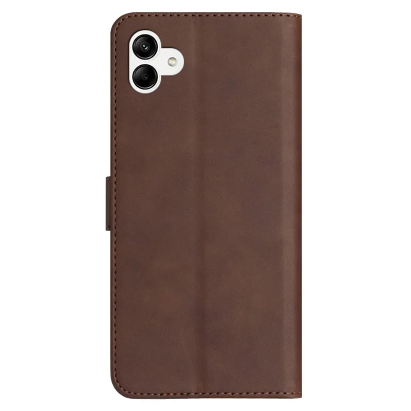 YX0030 For Samsung Galaxy A05 4G Case Wallet Full Protection Phone Cover - Coffee